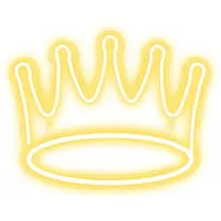 Forever Neon PLEXI LED CROWN warm white NNE12, Leichte Dekorationsfigur, Weiß, Kunststoff, Universal, LED, USB