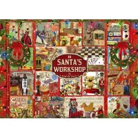 Bluebird Puzzle Weihnachts-Puzzle Santas Workshop - 500 Teile