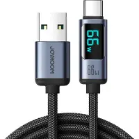 JOYROOM S-AC066A16, 1,2 m, USB A, USB C, 4,8 Gbit/s, Schwarz