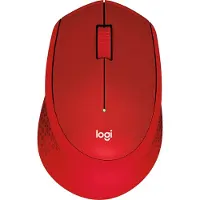 Logitech Maus M330 Silent Plus Red