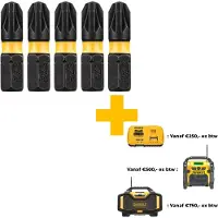 DeWalt IMPACT POINT PZ3x25 5pcs. EXTREME IMPACT TORSION