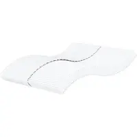 vidaXL Schaumstoffmatratze Weiß 180x210 cm Härtegrad H2 H3