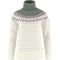 Fjällräven övik Knit Roller Neck W chalk white-patina green (113-614) M