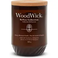 Woodwick Renew Cherry Blossom & Vanilla Duftkerze mit Holzdocht 368 g