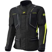 Held Zorro wasserdichte Motorrad Textiljacke, schwarz/gelb, M