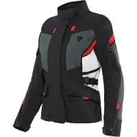 Dainese Outlet Carve Master 3 Gore-Tex Damen Motorrad Textiljacke, schwarz/grau/rot, 40