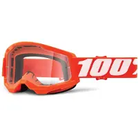 100% Strata 2 Orange Motocrossbrille Unisex, onesize