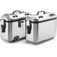 Givi Trekker 36 Dolomiti MONOKEY KOFFERSATZ, ALU. Aluminium silber