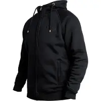 John Doe Motorrad XTM Zip Hoodie, schwarz, 3XL