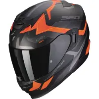 Scorpion EXO-520 Evo Air Elan Helm, schwarz matt/orange, XL (61/62)