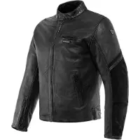 Dainese Merak Motorrad Lederjacke, schwarz, 48