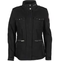 Helstons Tara Damen Textiljacke Baumwolle schwarz, S