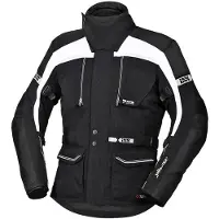 IXS Tour Traveller-ST Schwarz Weiß Motorrad Textiljacke Größe 2XL