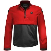 Blauer Spring Pull Motorrad Textiljacke, rot/blau, S