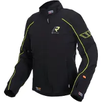 Rukka Comforina GTX Damen Motorrad Textiljacke, schwarz/gelb, 40