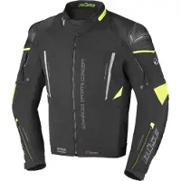Büse Rocca Textiljacke Schwarz / Neon-Gelb 48