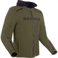 Bering Elite wasserdichte Motorrad Textiljacke, khaki, S