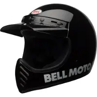 Bell Moto-3 Classic Black Crosshelm M Unisex Fiberglass schwarz, M