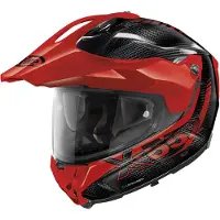 X-Lite X-552 Ultra Carbon Hillside N-Com Helm, schwarz/rot, XL (62)