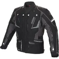 Büse Nero Damen Motorrad Textiljacke, schwarz/grau, 44