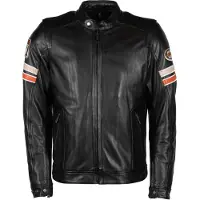 Helstons Elron Motorrad Lederjacke, dunkelbraun, M