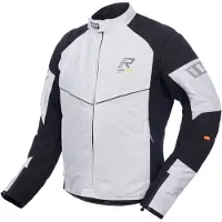 Rukka Airgobi Motorrad Textiljacke, hellgrau/schwarz, 48