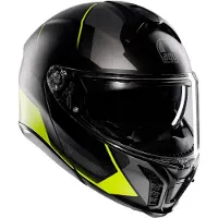 AGV Tourmodular Perception Klapphelm, schwarz/grau/gelb, XL (61/62)