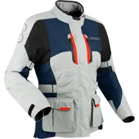 Bering Damen Jacke Siberia Grau Blau Rot Größe T6