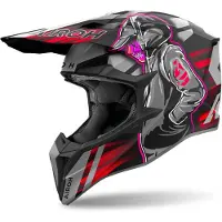 Airoh Wraaap Cyber Crosshelm Unisex Futter schwarz, XL