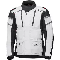 Held Omberg Top Motorrad Textiljacke, hellgrau/schwarz, 4XL