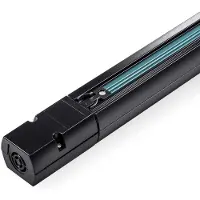 V-TAC Rail VT-6129 busbar trunking 3F 1.5 m + power connector and plug (SKU 9952) Black