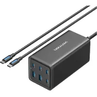 Vention Wall Charger FENB0-EU/ 4xUSB Type-C/ 2xUSB/ 200W