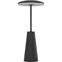 Eglo LED-Akkuleuchte Piccola, schwarz, Höhe 28cm, Metall, IP54