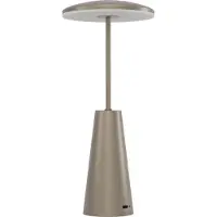 Eglo LED-Akkuleuchte Piccola, bronzefarben, Höhe 28 cm, IP54