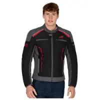 FASTWAY T-2212 Motorrad Teamjacke M Unisex Polyestergewebe schwarz, M