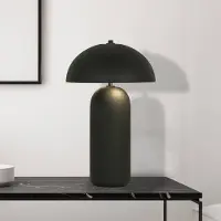 Zambelis Tischleuchte 23006, schwarz, Keramik, Höhe 48 cm, E27