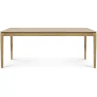 Ethnicraft Tisch Bok Eiche geölt braun, Designer Alain van Havre, 200x76x95 cm