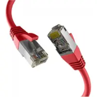 EFB Elektronik EC020200296, 10 m, Cat8.1, S/FTP (S-STP), RJ-45, RJ-45, Rot