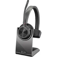 HP Poly Voyager 4310-M USB-C-Headset +BT700 Dongle +Ladestation, für Microsoft Teams , Kabellos, 20 - 20000 Hz, Büro/Callcenter, 162 g, Kopfhörer, Schwarz