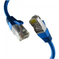 Efbe-Schott EFB Elektronik EC020200240, 7,5 m, Cat8.1, S/FTP (S-STP), RJ-45, RJ-45, Blau