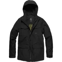 Vintage Industries Marc Textiljacke, schwarz, S