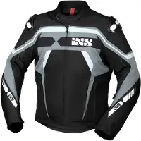 IXS Jacke Sport RS-700-ST schwarz-grau-weiss 2XL grau-schwarz