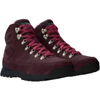 The North Face 1100000002199 "W BACK-TO-BERKELEY IV TEXTILE WP", Damen, Gr. 39, rot (alpine plum, tnf schwarz), Leder, Textil, Schuhe 1100000002199, wasserdicht,winddicht,atmungsaktiv
