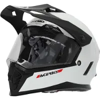 Acerbis Motocross Kinderhelm Rider Junior Glänzendes Weiß größe JM