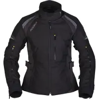 Modeka Amberly Damen Motorrad Textiljacke, schwarz/dunkelgrau, 36