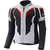 Held Zelda Damen Touren Textiljacke, grau/rot, L
