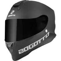 Bogotto H151 Solid Matt Schwarz Helm Größe XS