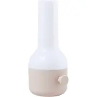 LINDBY LED-Akku-Tischleuchte Isaline, beige, dimmbar, IP44