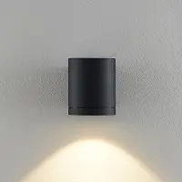 Molto Luce LED-Außenwandlampe Foris Round W, anthrazit