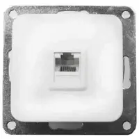 Big Buy Cooking RJ45 Stecker EDM 65308 Thermoplast Weiß Thermoplast Unterputz 7 x 7 x 4 cm